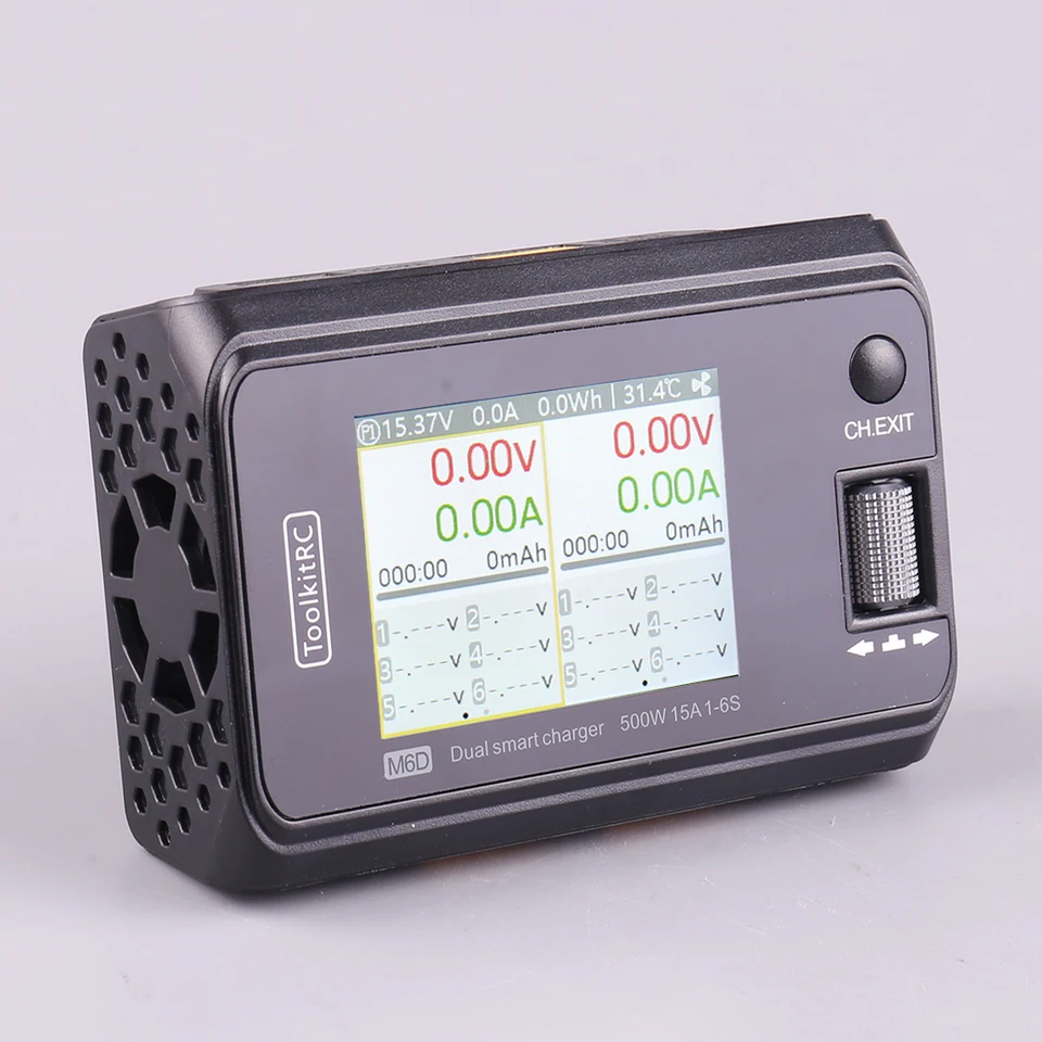 ToolkitRC M6D V3 500 ワット 15A DC デュアルチャンネルミニ
