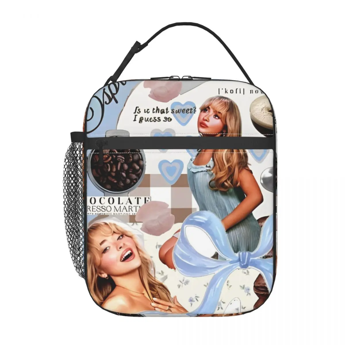 Sabrina Carpenter Espresso Insulated Lunch Bags Food Container Leakproof Thermal Cooler Lunch Boxes For Picnic 3