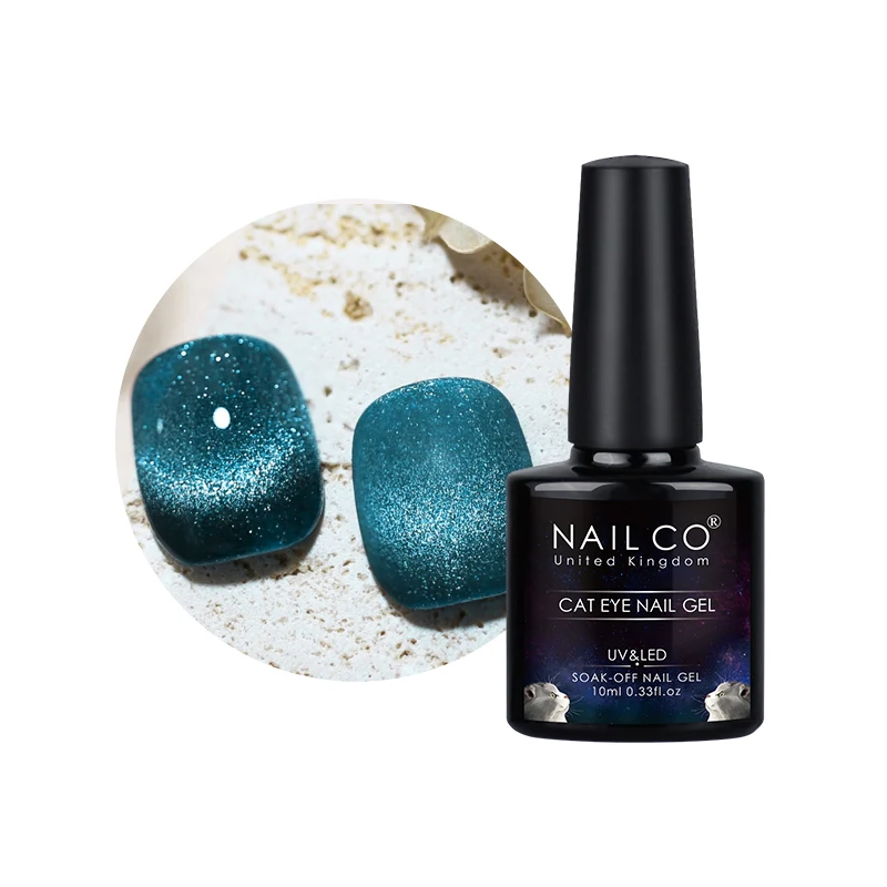 

NAILCO Crystal Cat Eye Shining Meteor Gel Nail Polish 10ml UV Nail Art Semi Permanent Lakiery Hybrydowe Magnet SPAR Lacquer Soak