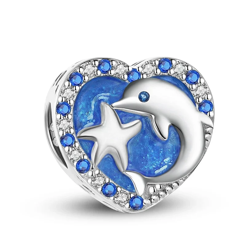 Romantische herzförmige Charms aus 925er Sterlingsilber, passend für DIY-Armbänder, hochwertiges Schmuckgeschenk für Damen – Detail 14