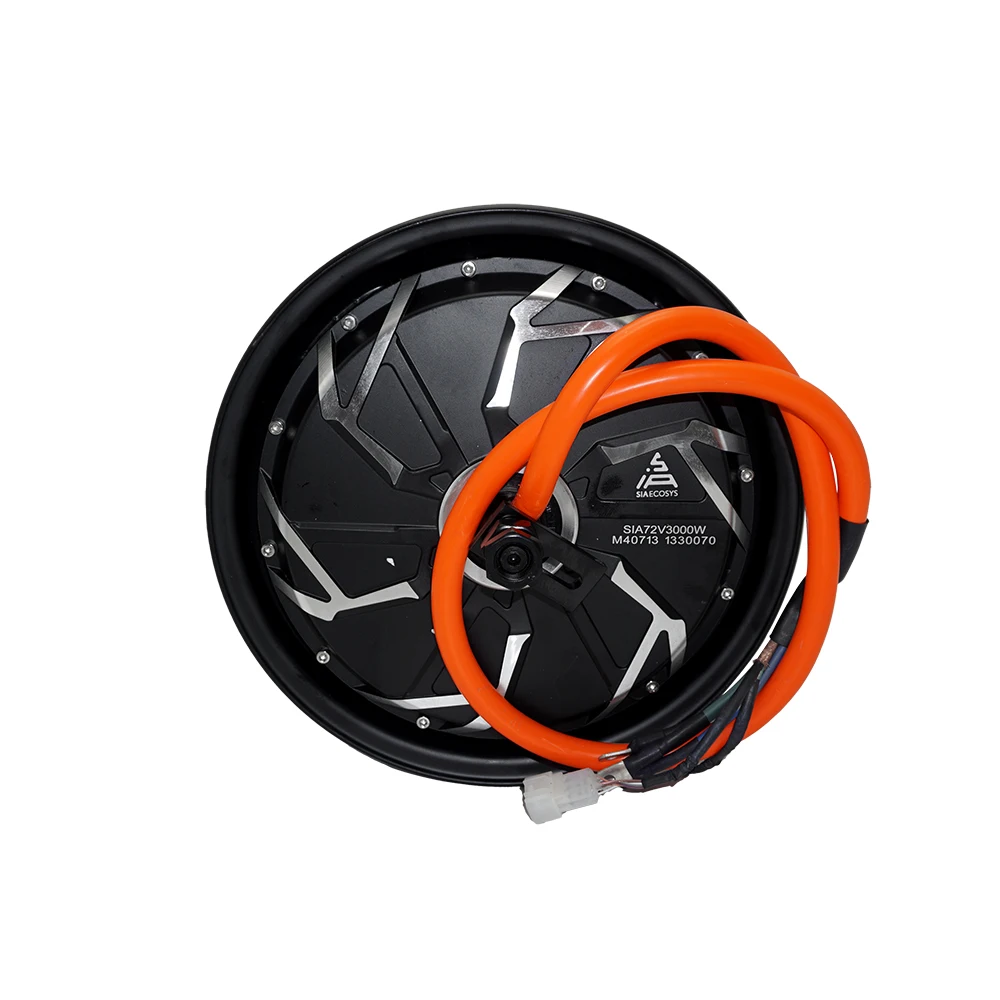 QS MOTOR 12inch 5000W V4 Electric Motorcycle Hub Motor 4896V 90100kph