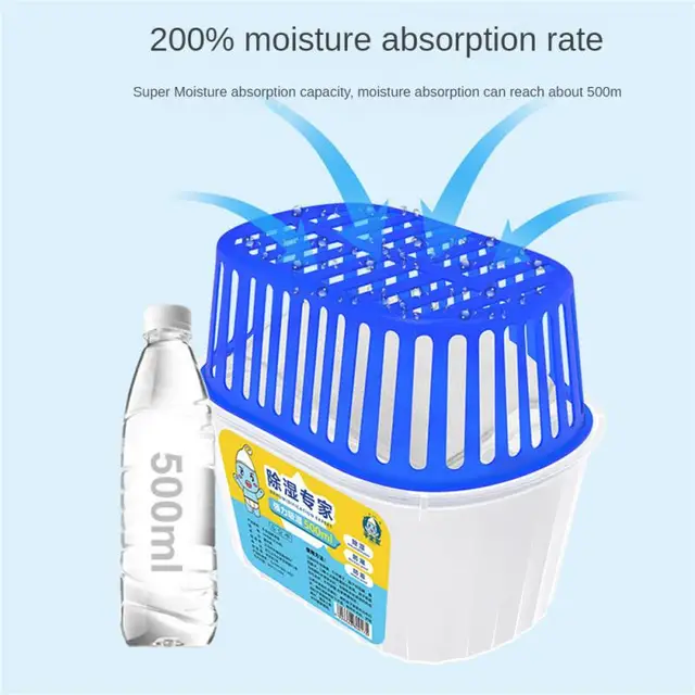 500 Ml-Es Párhuzamosító Doboz Beltéri Fiók Nedvességálló És Penészálló Dekumidifikációs Szer Szekrény Szárítószer - Image 5