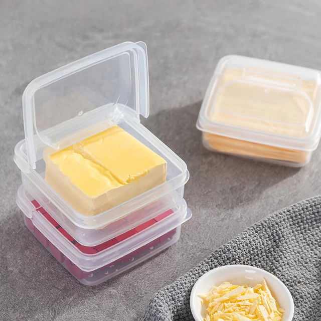 3 Pcs Cheese Storage Container Fridge Lunch Meat Refrigerator Bacon  Organizer Containers Holder Food - AliExpress