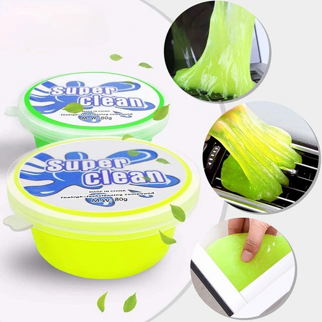 Nettoyant de clavier en argile super propre à la poussière, nettoyant pour  intérieur de voiture, colle pour livres, gel slime, jouets, boue, mastic,  nettoyant USB pour ordinateur portable, 60ml - AliExpress