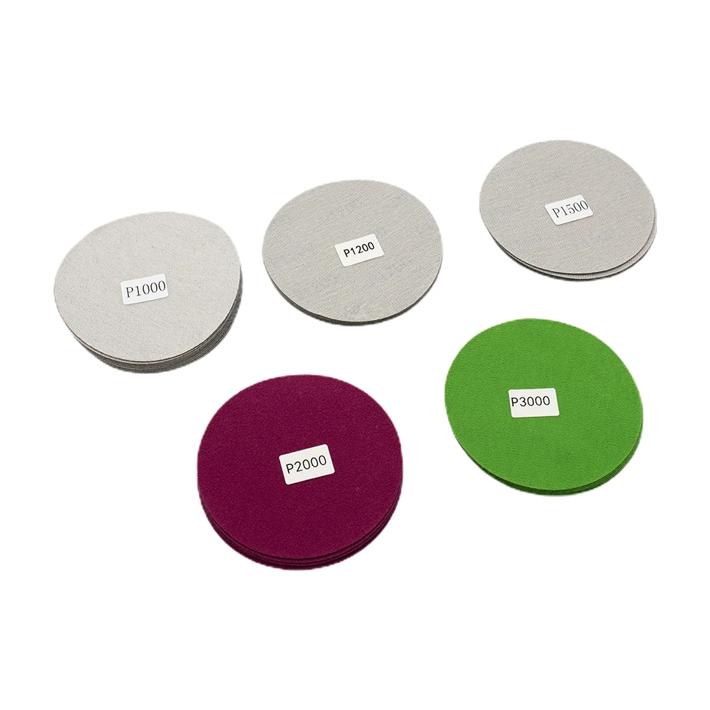

30Pcs 125mm Wet And Dry Sanding Discs 5 Inch Hook & Loop Sandpaper 800-3000 Grit Latex Flocking High Flexibility Sandpaper