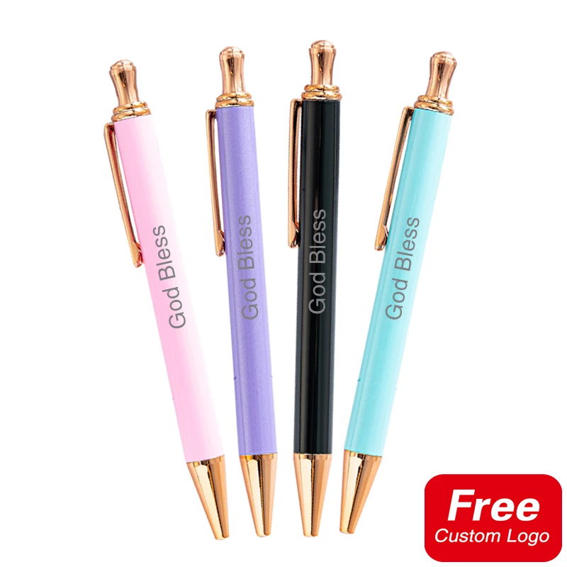 New Cute Multicolor Ballpoint Pen School Students Practice Calligraphy Pen Personalized Custom LOGO Office Stationery Supplies