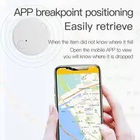 מיני מאתר GPS לאבד אזעקה כרטיסייה מחזיק מפתחות חכם תג Bluetooth-תואם מעקב מחזיק מפתחות כלב חיות מחמד ילד מצא מפתחות 5