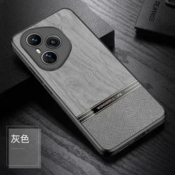 Matte Wooden Shockproof Phone Case with Camera Lens Protection for honor 400 pro (Gray)
