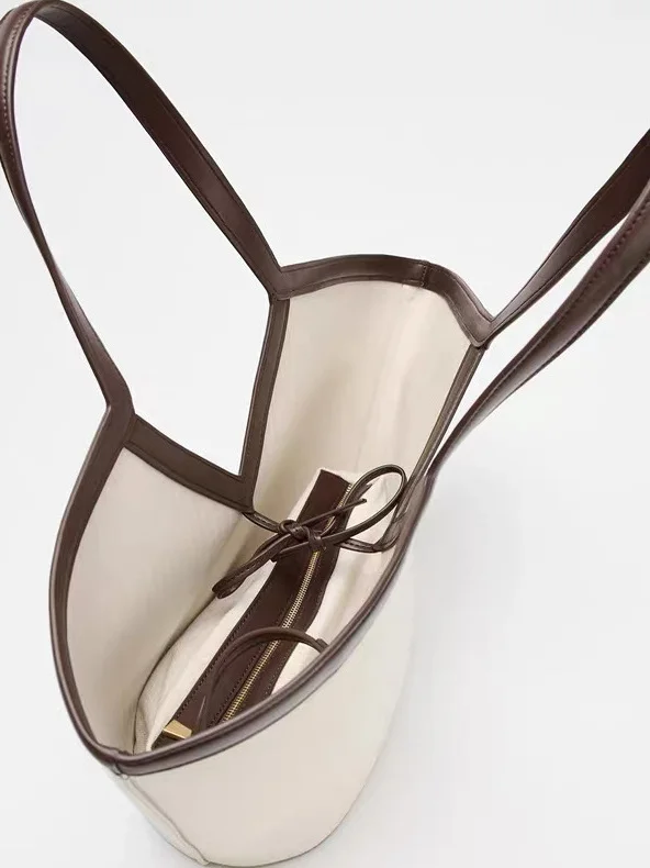 Women's 2025 new trendy and fashionable versatile bucket texture one-shoulder crossbody bag simple handbag bag