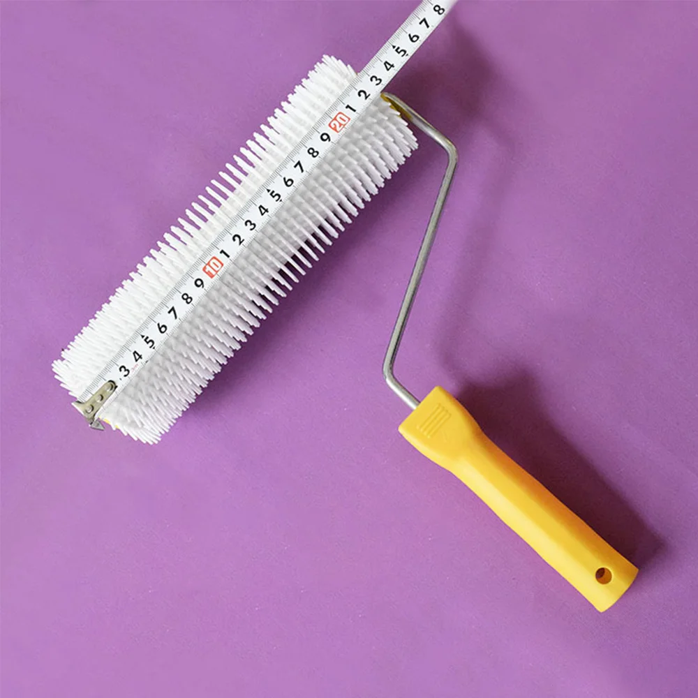 Hand Squeegee Roller Self Leveling Defoaming Brush Floor Vent White Spiked  Silicone - AliExpress