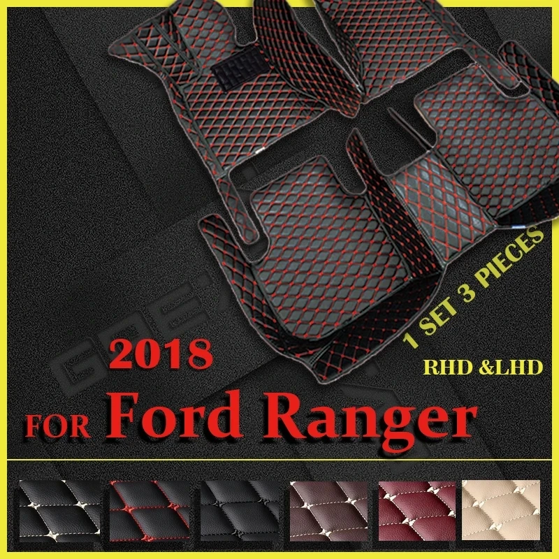 

Car floor mats for Ford Ranger 2018 Custom auto foot Pads automobile carpet cover