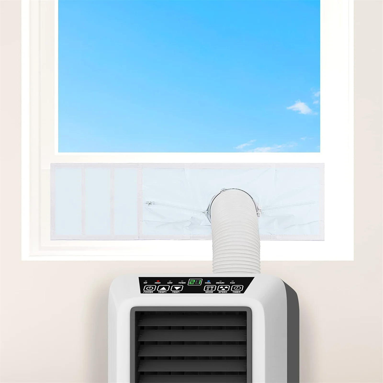 Window Seal Air Conditioner Window Sealing Cloth Universal Window Seal For Portable Air Conditioner Vent Kit