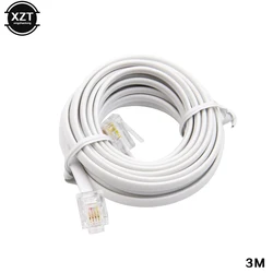 High - Quality RJ11 Telephone Extension Cable - Durable Two Core Design - 1m