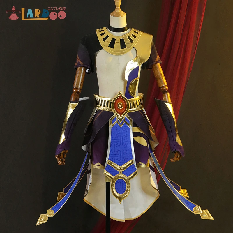 

Lardoo Genshin Impact Cyno Cosplay Costume Carnival Uniform Wig Anime Halloween Costumes