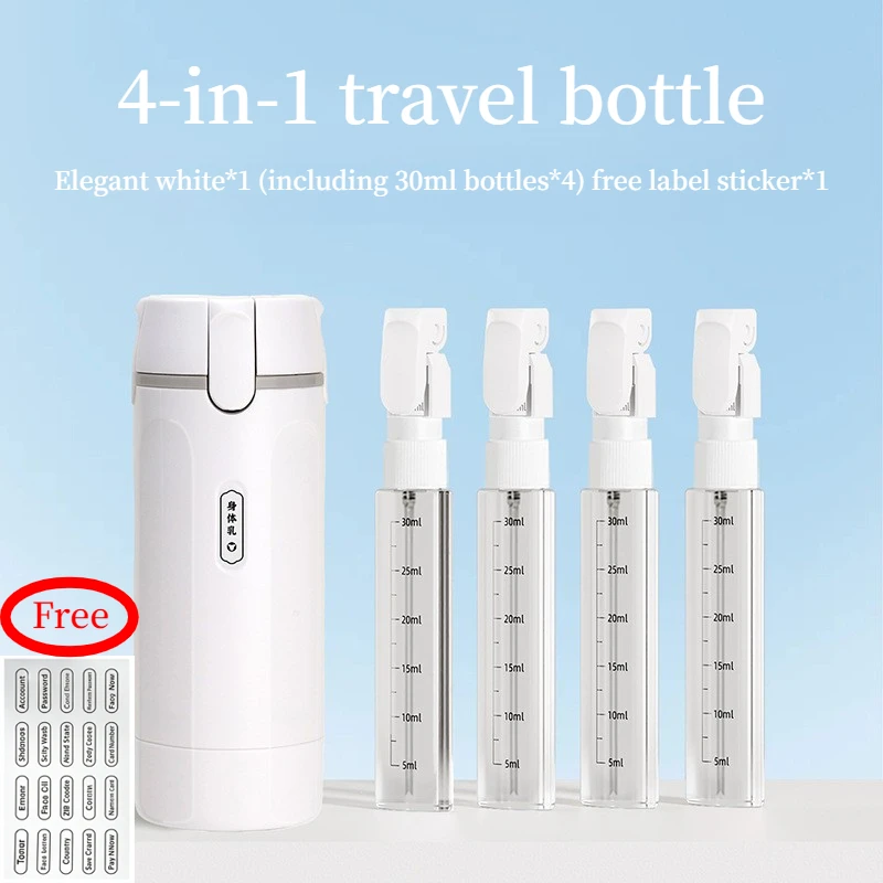 Portable Leak-Proof Travel Dispenser Bottles - BPA Free, TSA Approved for Shampoo, Lotion, and Cosmetics