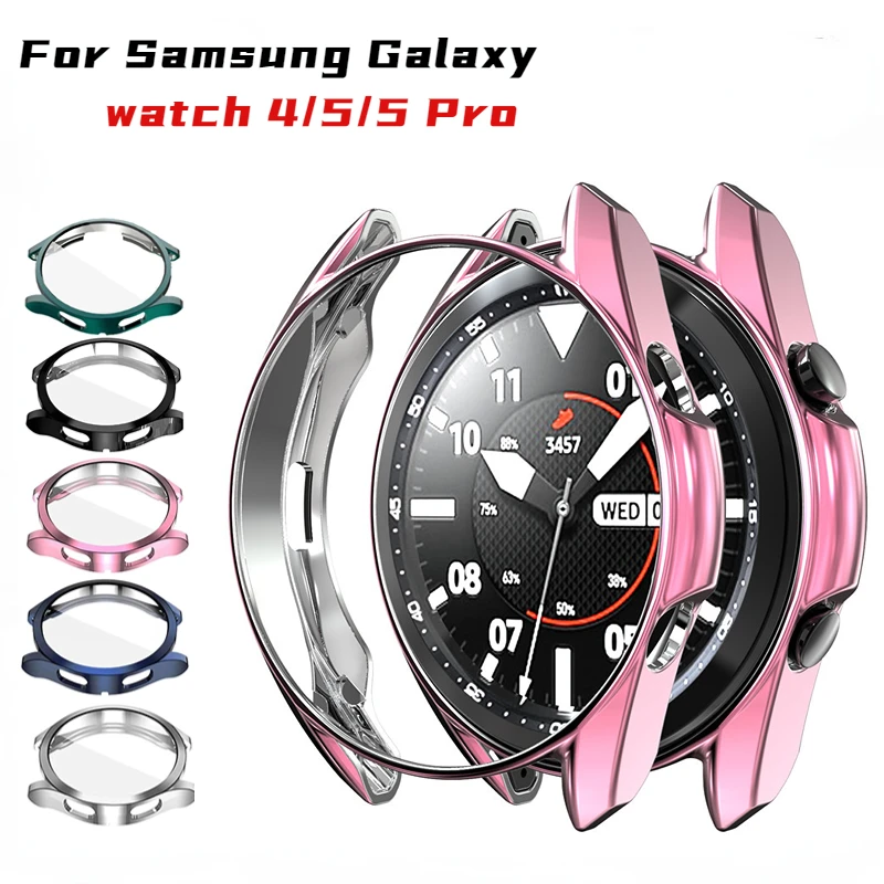 Custodia In Silicone Tpu Per Samsung Galaxy Watch 5/5Pro 44Mm 40Mm Guscio Antigraffio A Tutto Tondo Per Samsung Galaxy Watch 44Mm 40Mm