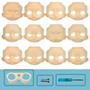 YMY Gsc Different Face Shapes Replacement Without Makeup 1/12 bjd Face Open Head ob11 Doll Accessories Diy Toy For GSC Head OB11 1