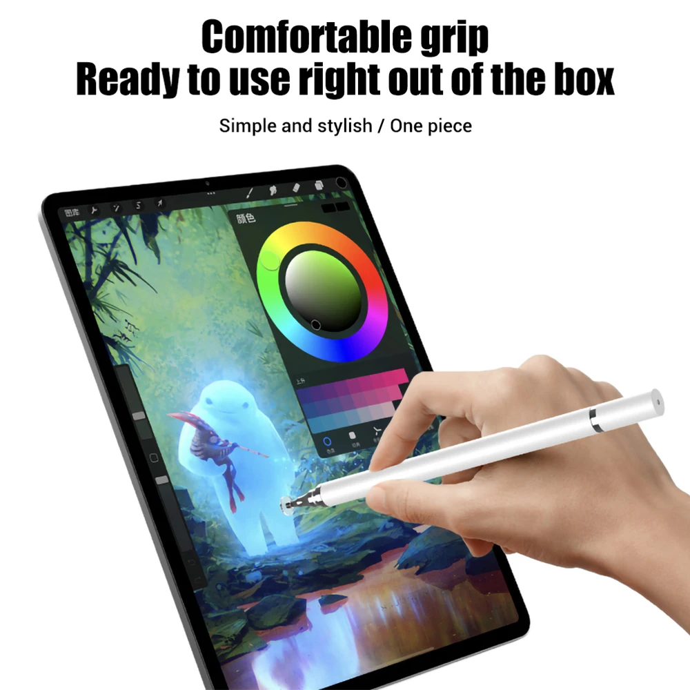 2 in 1 Universal Stylus Pen Tablet Drawing Pen Capacitive Screen Caneta  Touch Pen for iOS Android iPad Smart Pencil Accessories