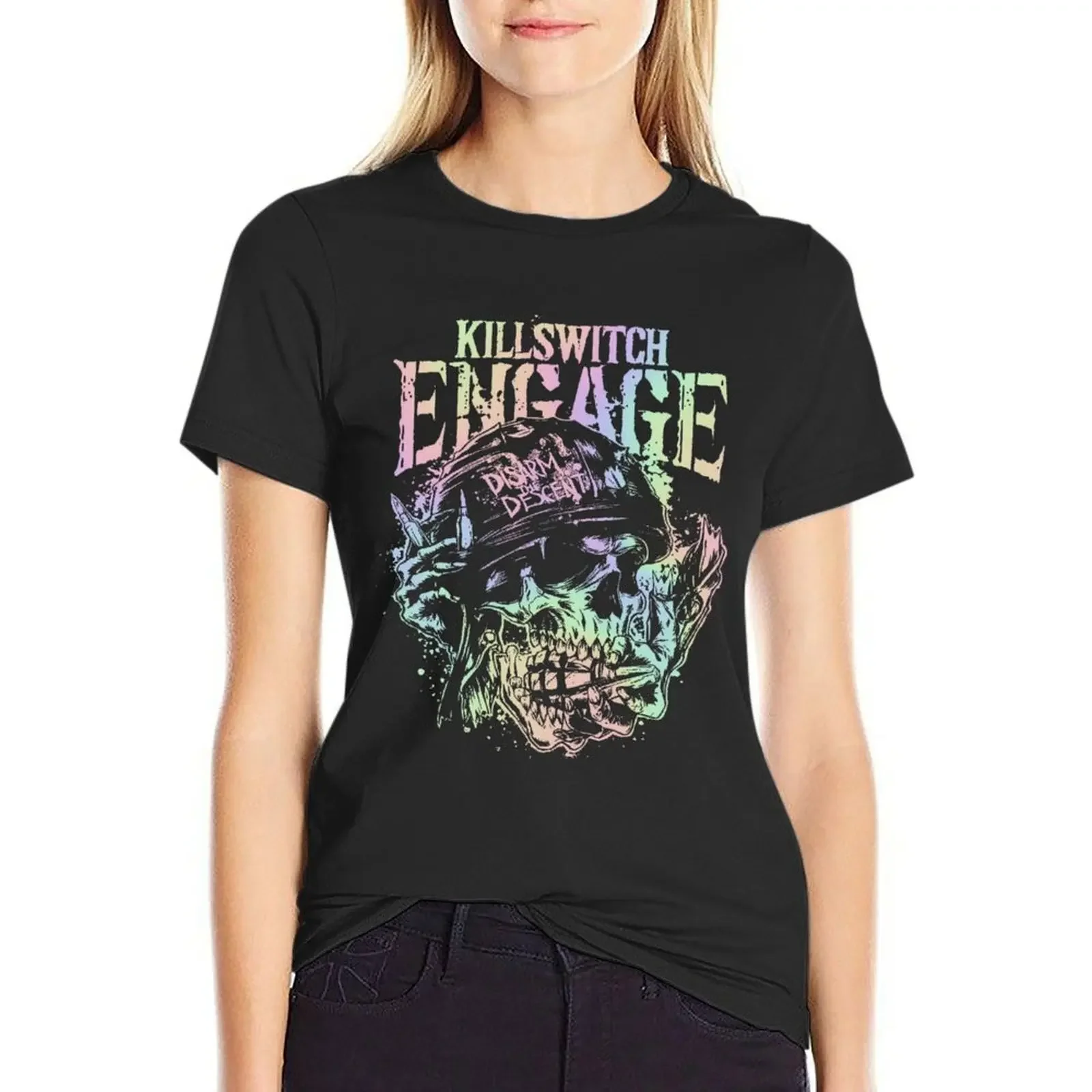 

Engage T-shirt summer top korean fashion Womens clothing