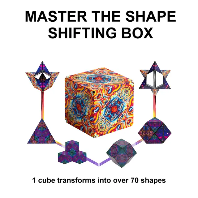 4pcs/lot Magnetic Puzzle Cube 72 Shapes Changeable Magic Cubes Transform  Puzzles Adult Antistress Decompress Fidget Toys - Stress Relief Cube -  AliExpress