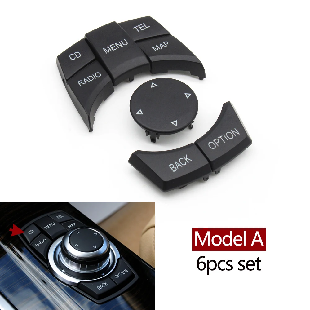 thumbnail image 2 of Silvery Car CIC IDrive Multi-Media Knob Menu Button Cover For BMW 1 3 5 X1 X5 X6 Series E87 E90 E91 E92 E60 E84 E70 E71 E72 2 of 13