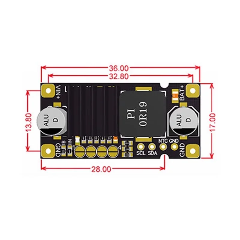 40W 3A 1/2/3/4S High-power Li-ion Battery Pack Fast Charging Module input 5-26V For arduino Module Board battery charge module 1PCS