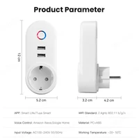 WiFi Smart Plug Tuya Smart Home Electrical Outlet Power Strip Socket with 2 USB Remote Control by Smart Life App Alexa Google - Image 6