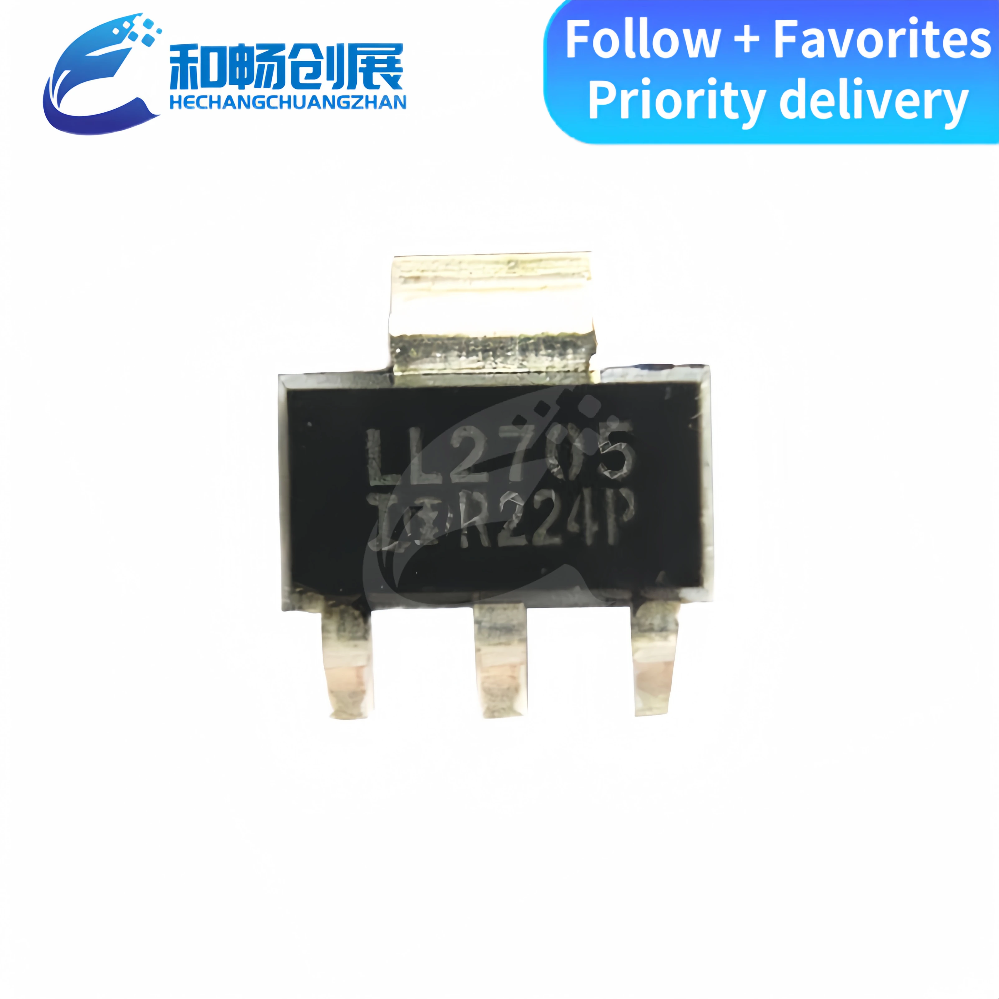 

IRLL2705 LL2705 Шелковый экран LL2705 SOT223 A/55 в фотоэлемент оригинал