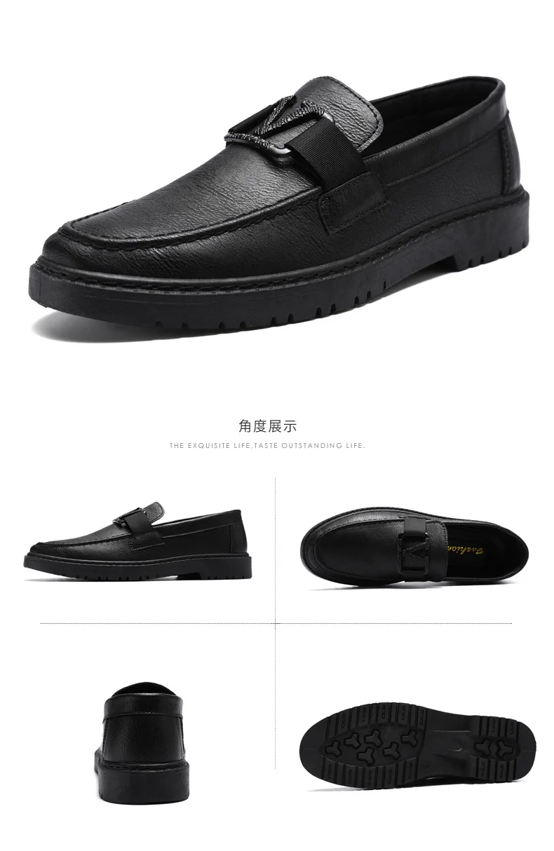 Mens Loafers Shoes Man Men Sneakers Walking Fashion Moccasins Designer Footwear Male Brand Casual Leather Boat Shoes for Men