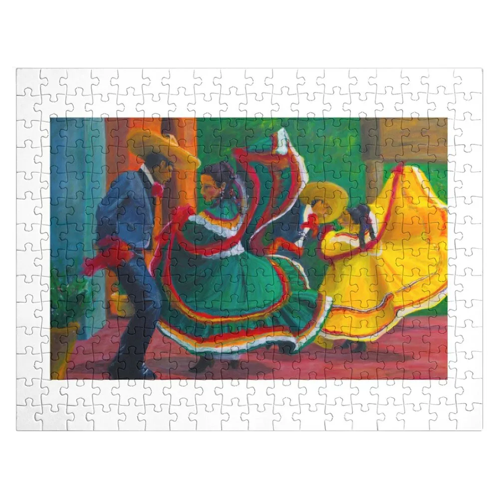

Baile Folklorico Jigsaw Puzzle Wooden Compositions For Children Christmas Toys Customized Toys For Kids Personalized Child Gift