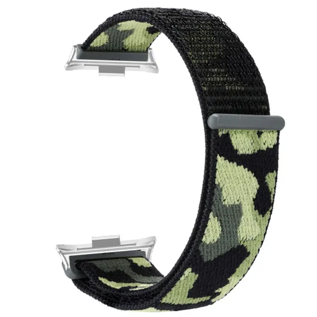 Camouflage Nylon Loop Sport Watchband Bracelet