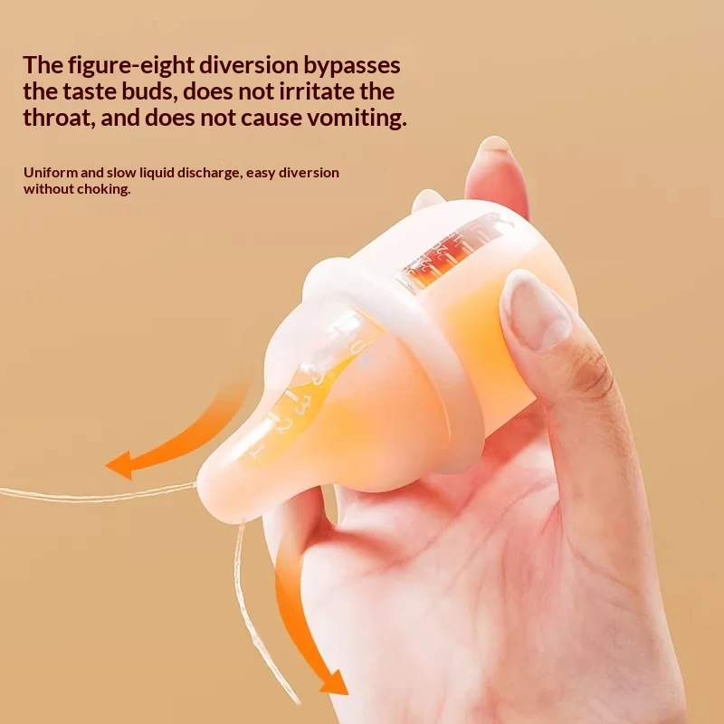 Baby Medicine Dispenser with Nipple – Infant Liquid Medicine Feeder for Newborn, Anti-Choking Design, Safe Water & Medicine Drop