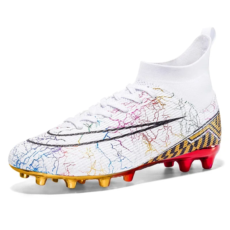 Football Boots TF/FG Training Grass Outdoor Professional Soccer Shoes Men Women Adult Teenager Non-Slip Soccer Cleats Sneakers