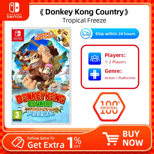 Donkey Kong Country Tropical Freeze US Nintendo Switch Key