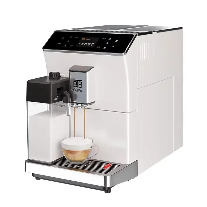 19Bar Ulka Pump Electric Milk Frother Milk Box One Touch Bean To Cup Cappuccino Latte Home Office Use Automatic Coffee Machine 5