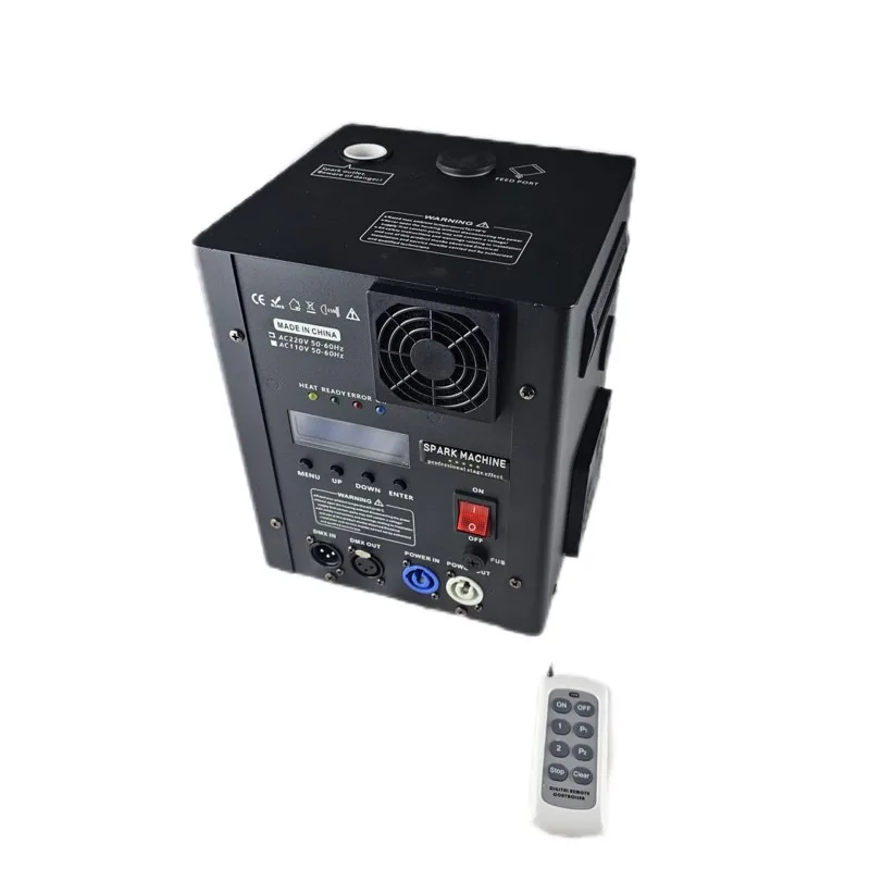 2pcs 750W Cold Spark Machine Wedding Celebration Flightcase Remote Control Spark Fountain Sparkular DJ Effect Lighting hand held cold fountain machine