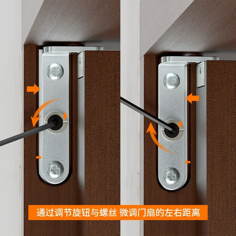 Door Hinges Window Hidden Hinge Up and Down Rotating Shaft Metal Hinge for Door Thickness 40mm Wooden Iron Anti-theft Door