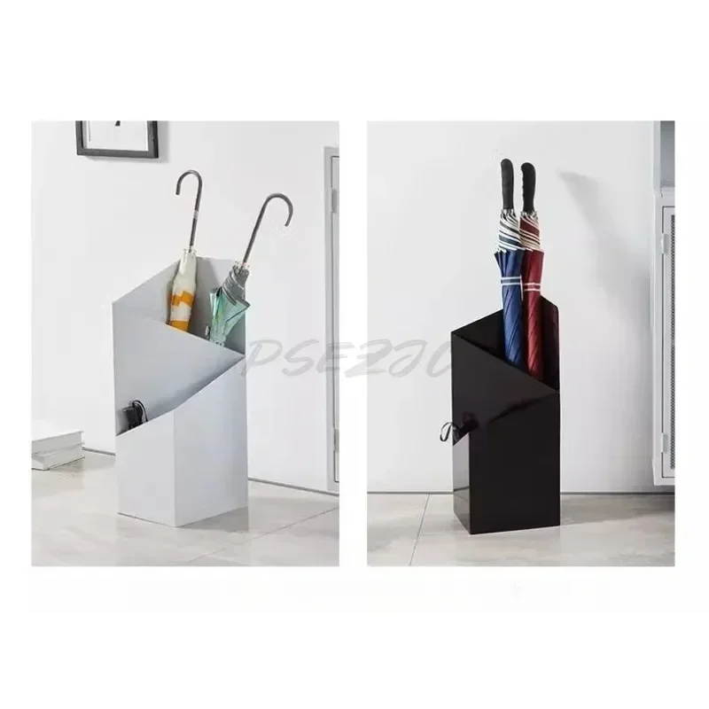 Nordic Style Umbrella Rack Double-layer Space Suitable for Home and Hotel Lobbies Umbrella Storage Bucket Floor Standing