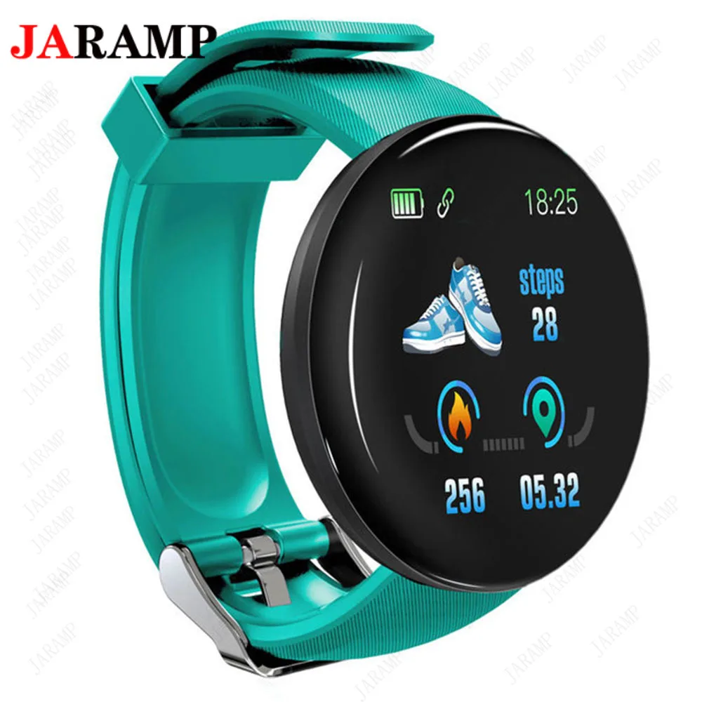 2Pcs D18 I7s Smart Watch Men Blood Pressure Smartwatch Women Waterproof Sport Heart Rate Fitness Tracker Smart Clock Watches New 