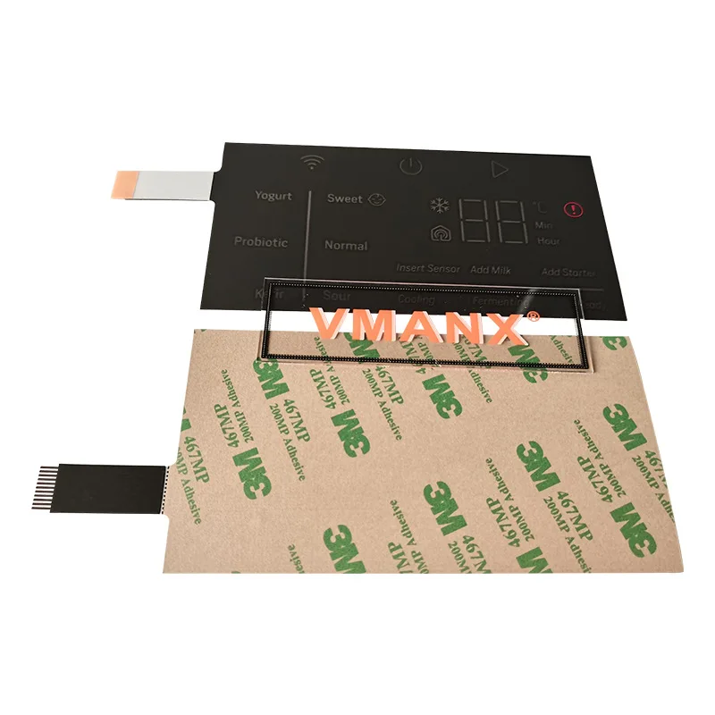 

Touch Diaphragm Digital Color Diaphragm Backlight Diaphragm Digital Butler Refrigerator Digital Screen Display Diaphragm
