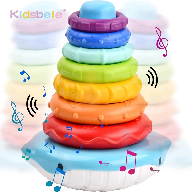 Pyramidation Stacking Toy Sorting Stacking Tower Early Education Toy Sensory Montessori-educational toys,stacking puzzle toys,stacking toys