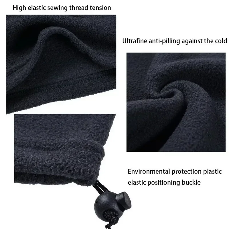 Neck Tube Scarf Fleece Warm Winter Windproof Neck Tube Scarf for Men Women Bandana Neck Cover Cycling Ski