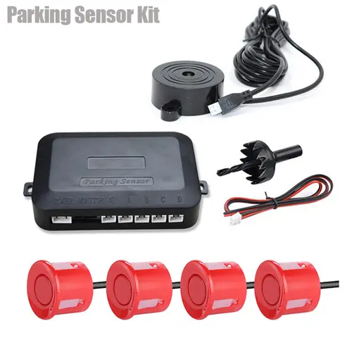 Risingon 12V 22mm Car Parking Sensor Kit Universal 4 Sensors Buzzer Reverse Backup Radar Sound Alert Indicator Probe System - Image 8