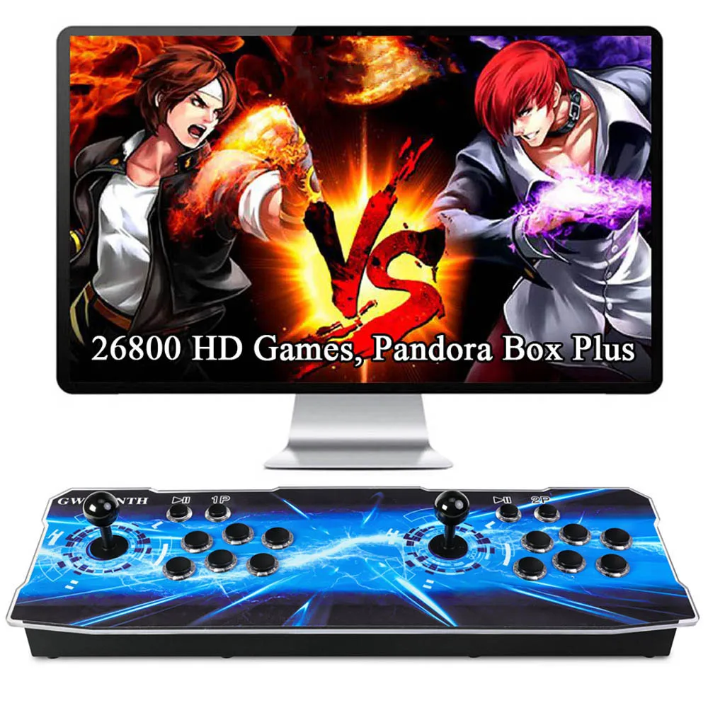 

GWALSNTH 26800 in 1 Pandora Box 60S Arcade Games Console, Plug and Play Video Games,1280X720 Display, 3D Games,Search/Save/Hide