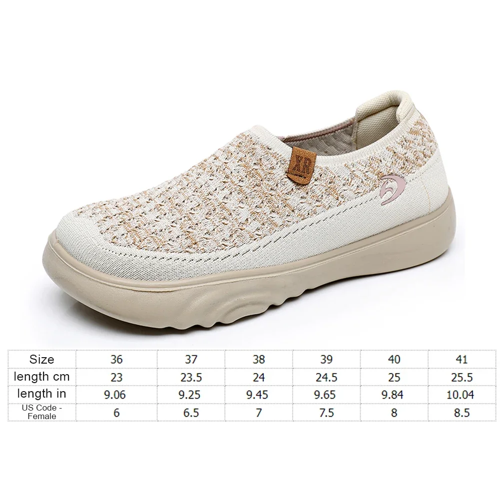 Walking Shoes for Woman Vulcanize Shoes Autumn Round Toe Flats Mesh Breathable Ladies Fisherman Shoes Platform Casual Sneakers - Image 6