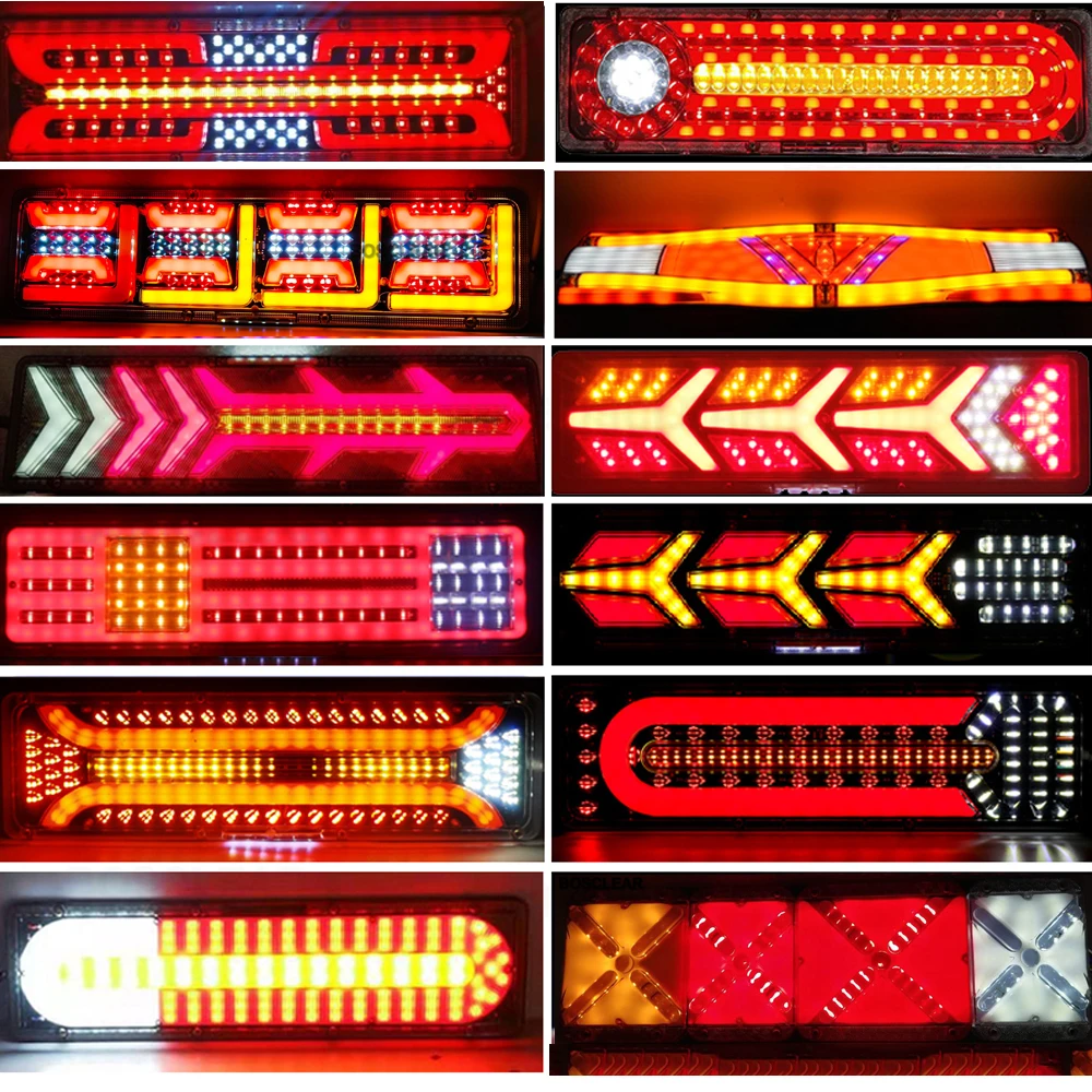 Vendita Di Liquidazione 2 Pezzi Kit Luci Posteriori Per Rimorchio Impermeabili A Led-Perfetto Per Camion 24V, Rimorchi, Camper, Utv, Camper E Barche!