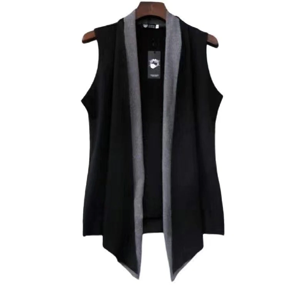 Veste cardigan unisex streetwear épurée 2025, coupe slim et couleurs sombres pour un style campus tendance