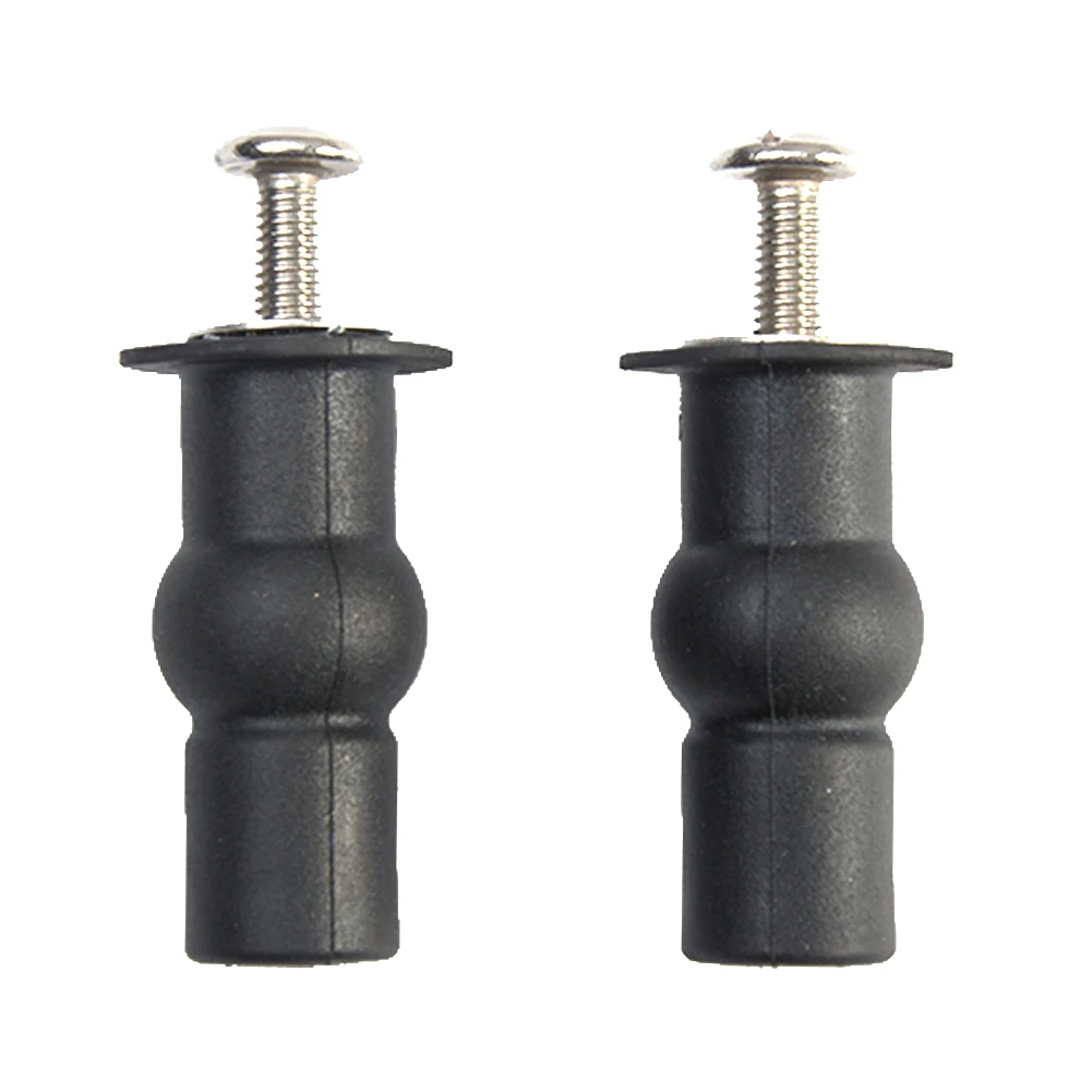 Description Picture 5 of item1pair Universal Fixing Home Hinges Professional Tool Toilet Seat Rubber Top Expansion Screw Reusable Nuts Accessories Solid