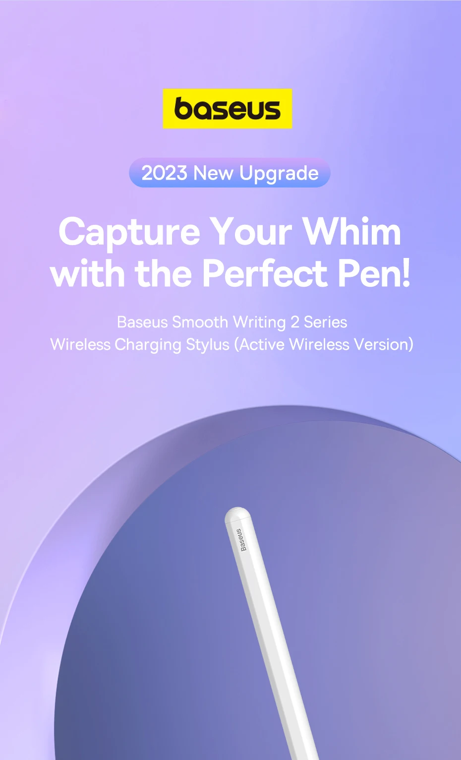 Baseus-Caneta Stylus para iPad, Apple Pencil, 2nd