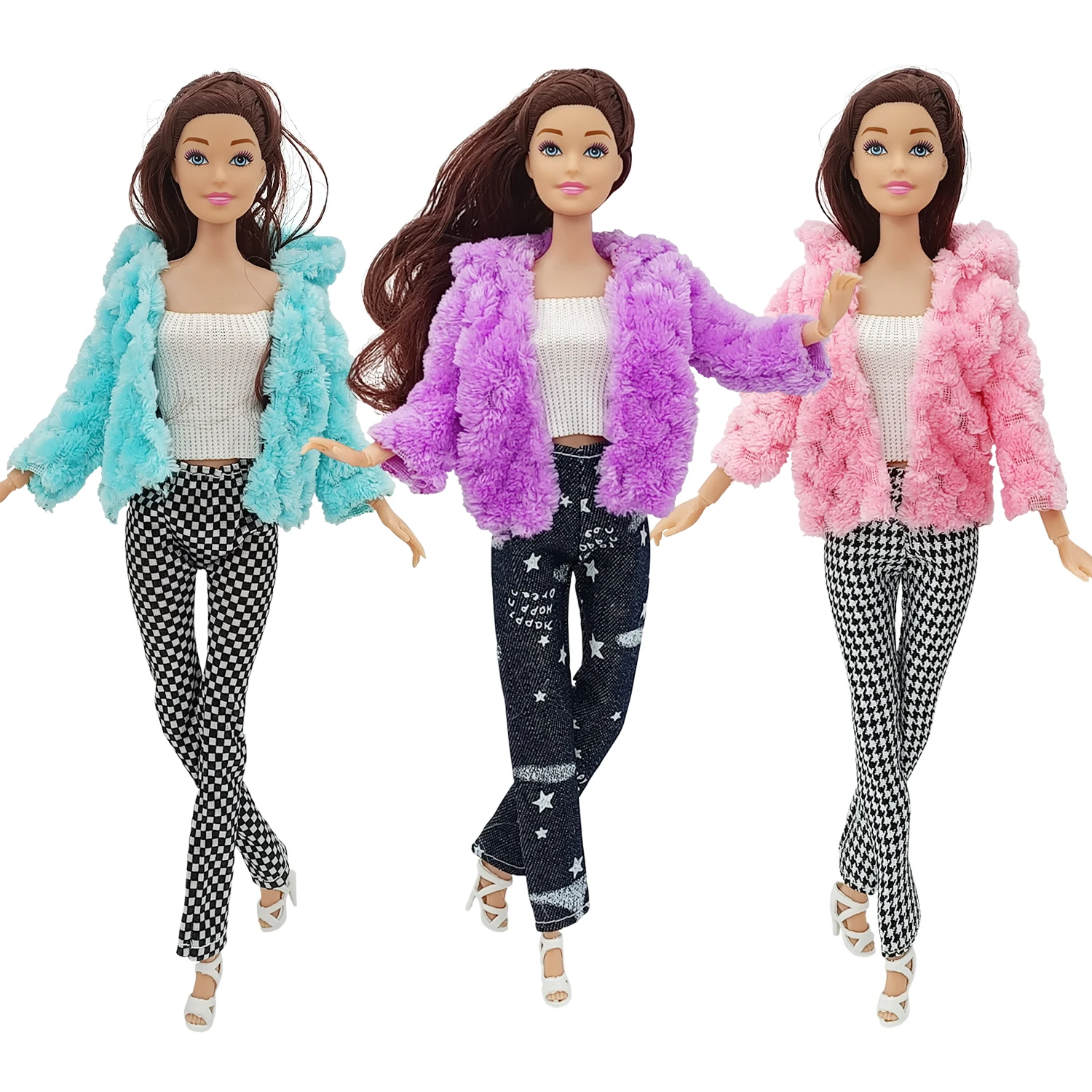 

Fashion Outfit Set for 30cm BJD Barbie Blyth 1/6 MH CD FR SD Kurhn Doll Clothes Girl Figure Toy Accessories